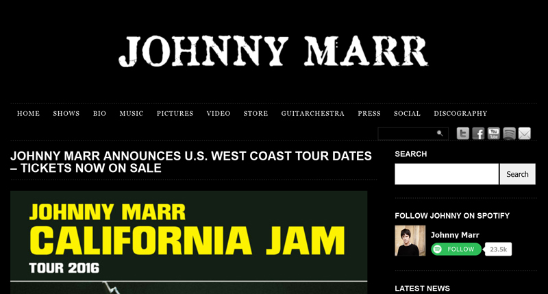 Johnny-Marr-California-Jam-Tour-2016-News-Dates-Information-Tickets-Preview