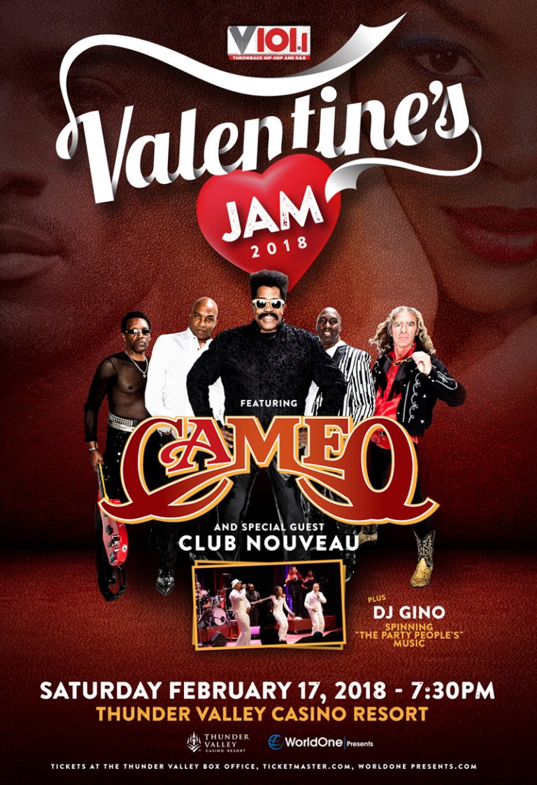 World One Presents & V101’s “Valentine’s Soul Jam 2018” Featuring Cameo